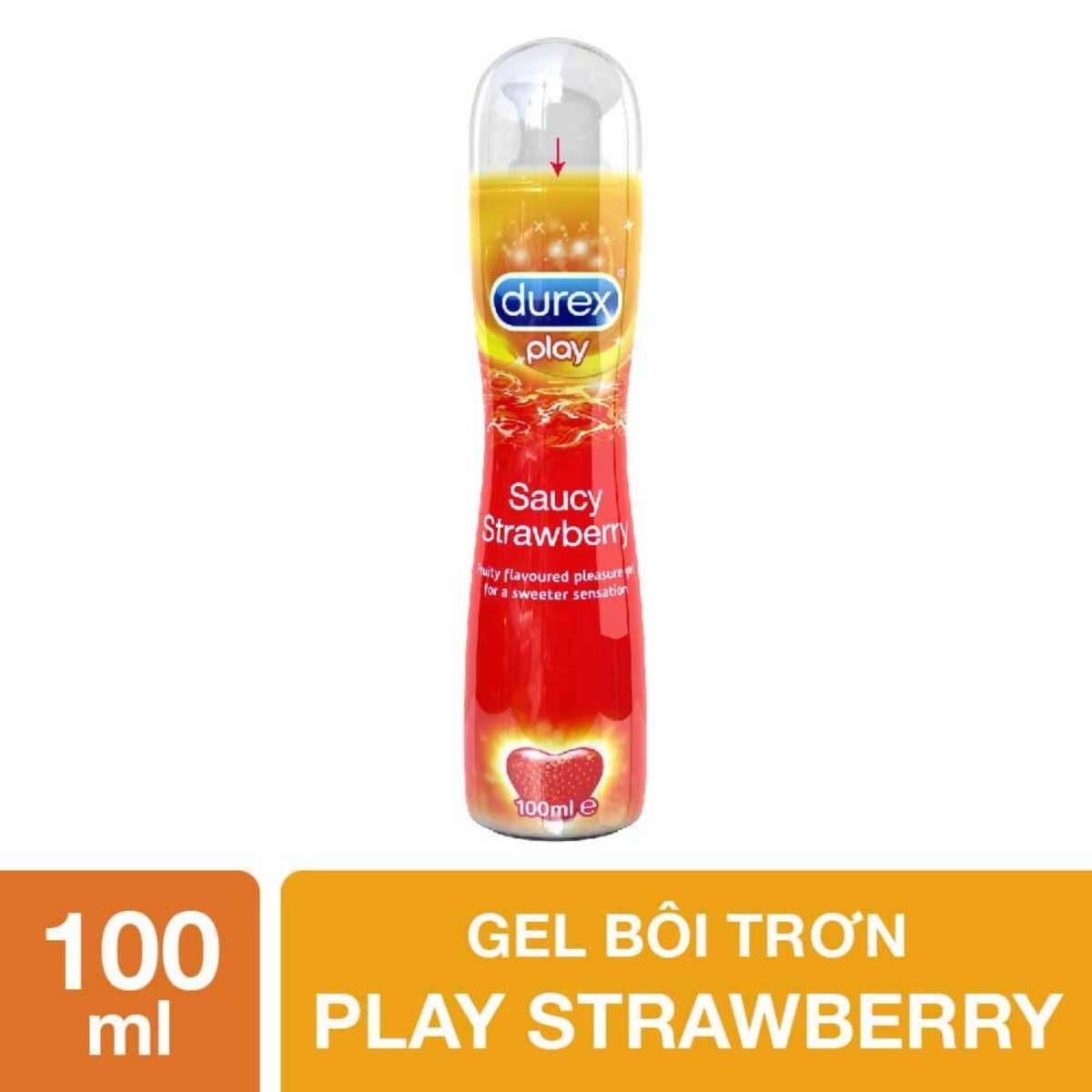[HCM]Gel bôi trơn Durex play Strawberry 100ml - Thương yêu ngọt ngào