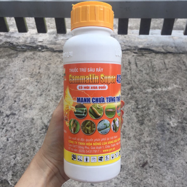 Thuốc trừ bọ trĩ, rầy nâu, sâu đục quả Gammalin Super 450ml