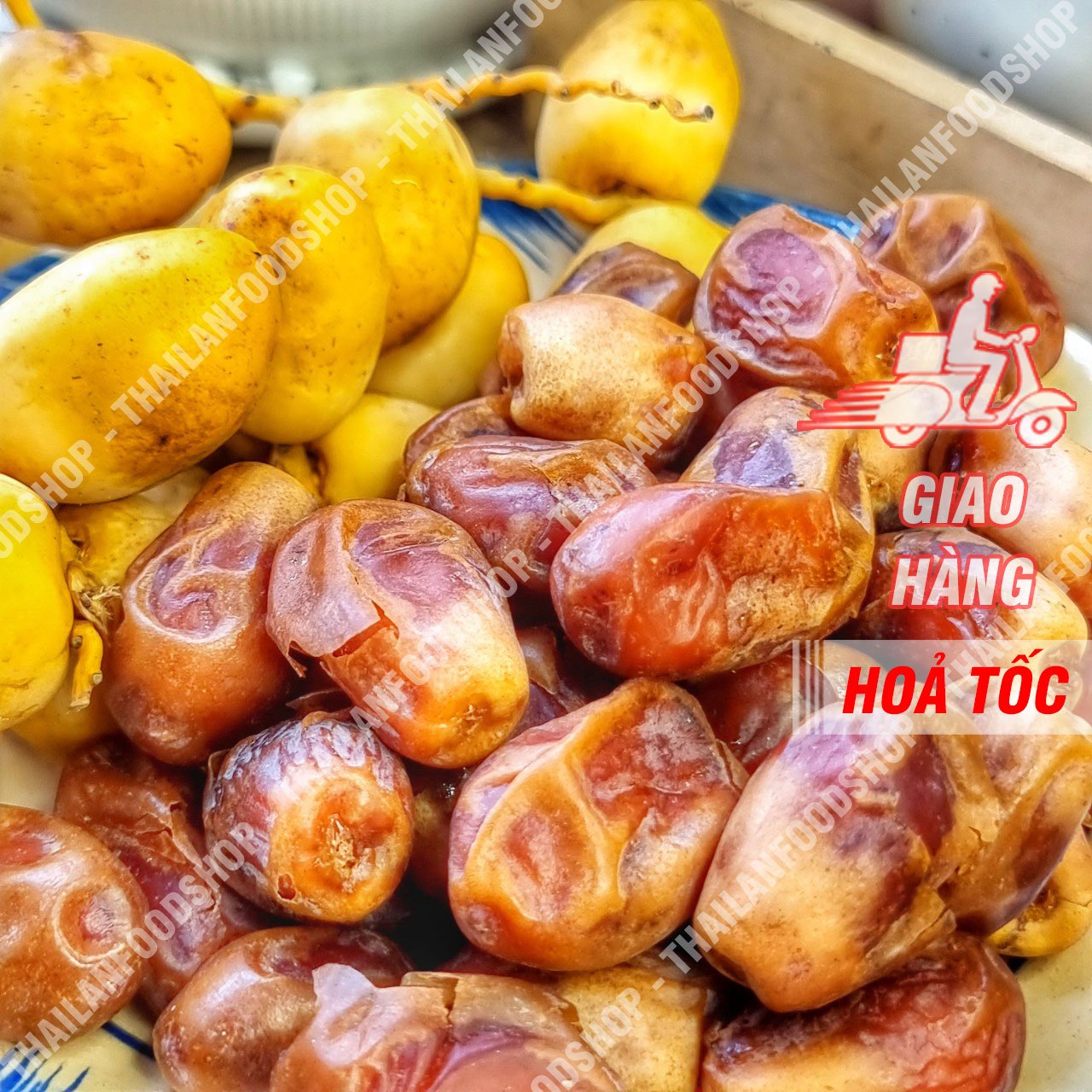 Chà là rời cành sấy dẻo - lon 500gr