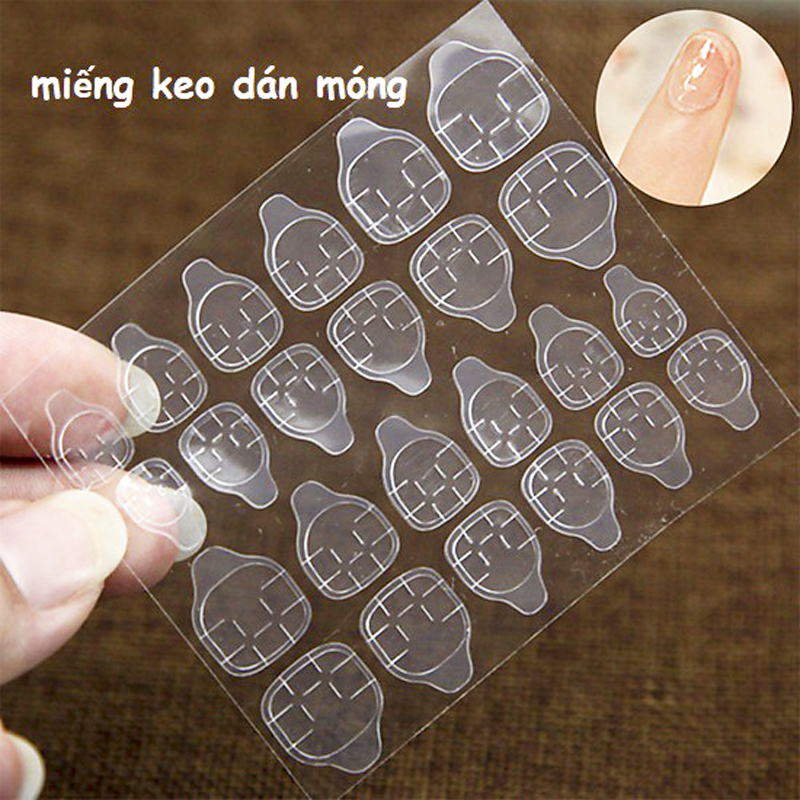 3 bộ 72 miếng keo mềm dán móng giả