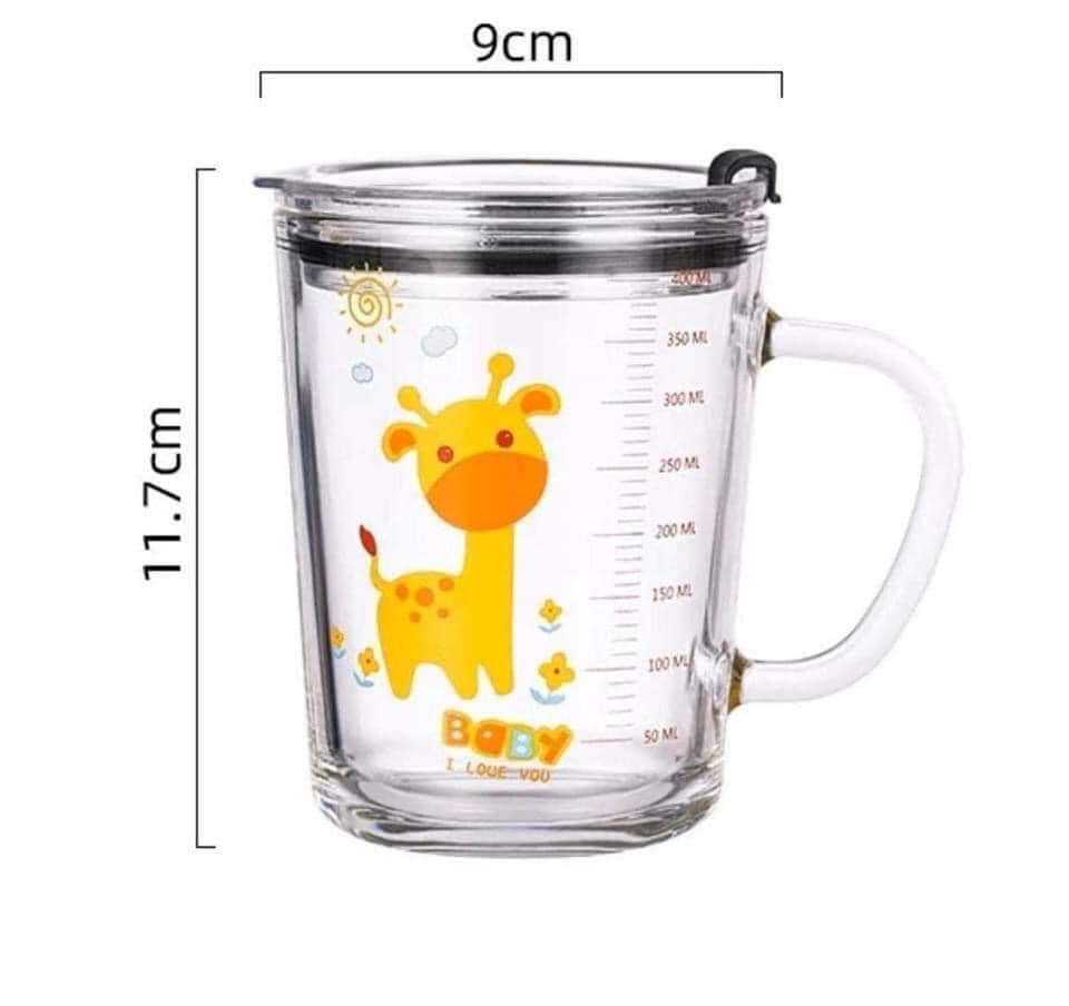Cốc thủy tinh ys có chia vạch 400ml