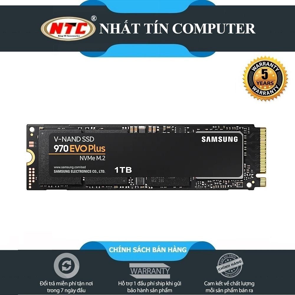 Ổ cứng SSD Samsung 970 EVO Plus 1TB PCIe NVMe V-NAND M.2 2280 MZ-V7S1T0BW (Đen)
