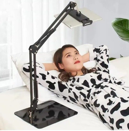 GIÁ ĐỠ IPAD, MÁY TÍNH BẢNG ĐỂ BÀN XOAY 360 ĐỘ THÔNG MINH SIÊU CHỊU LỰC GẤP GỌN TIỆN LỢI - KẸP ĐIỆN THOẠI IPAD CÓ KHỚP NÂNG HỖ TRỢ LIVESTREAM QUAY VIDEO HỌC ONLINE TIỆN LỢI