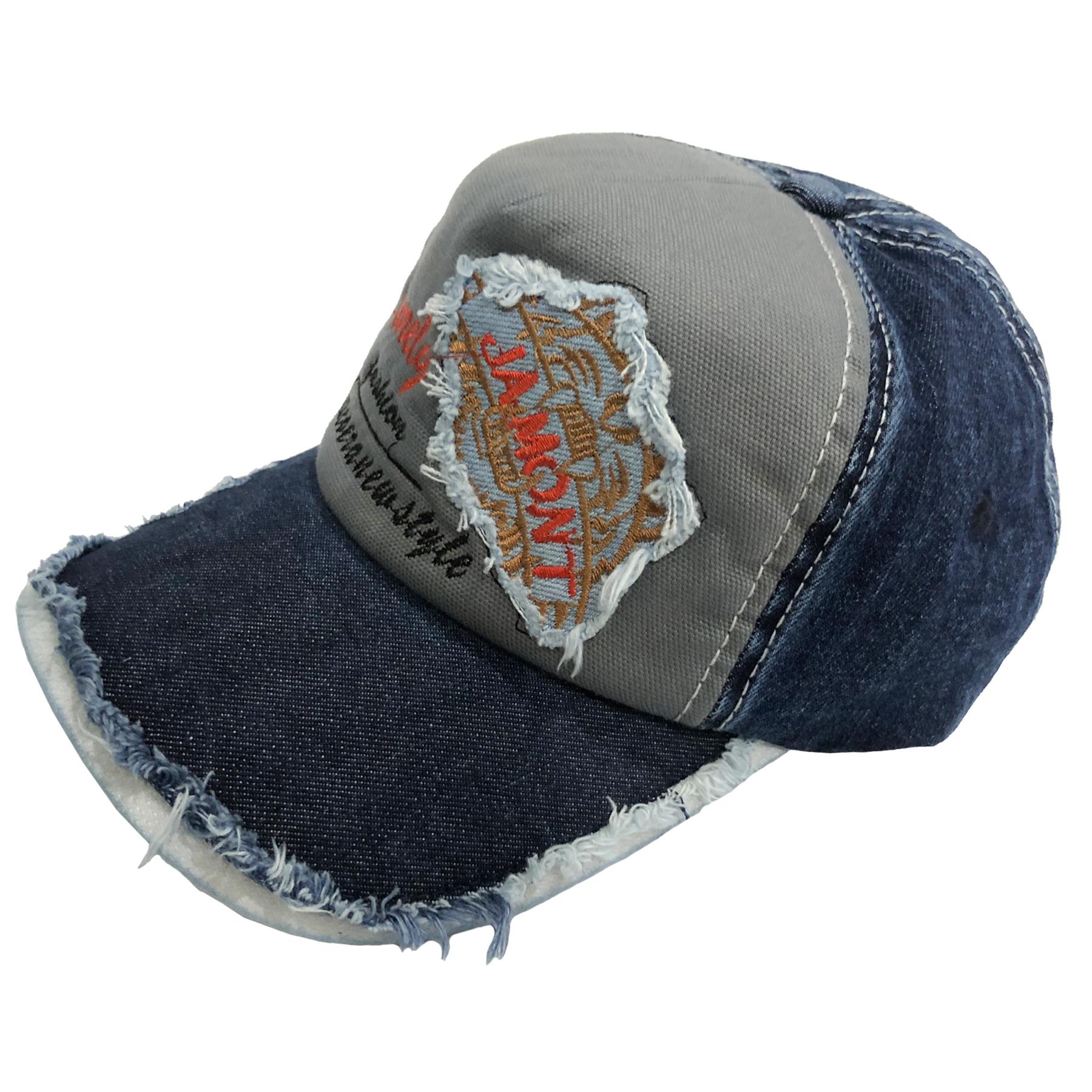 [HCM]Nón jean nam cao cấp Everest phối màu Xám H433