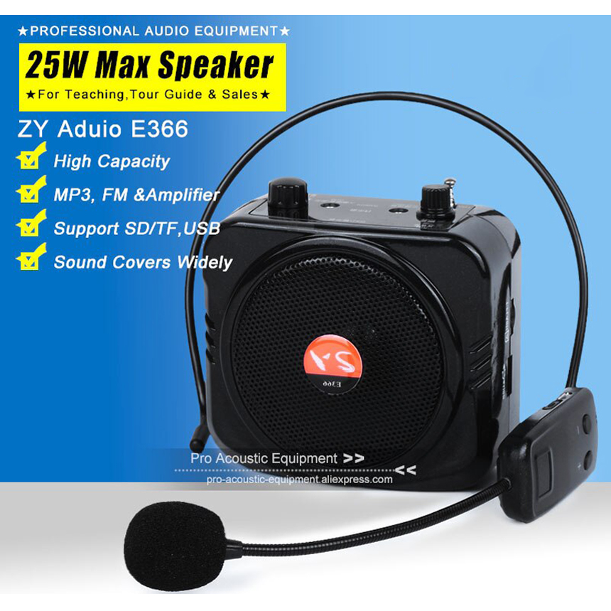 [HCM]Loa Trợ Giảng Thuyết Giảng đa năng thông minh Mua 1 được 2 micro không dây và có dây loa kiêm sạc không nhiễu không rè lọc ồn và giảm hú tiếng.  Kết nối không dây với micro wireless(cần phải mua thêm mic không dây) Takstar