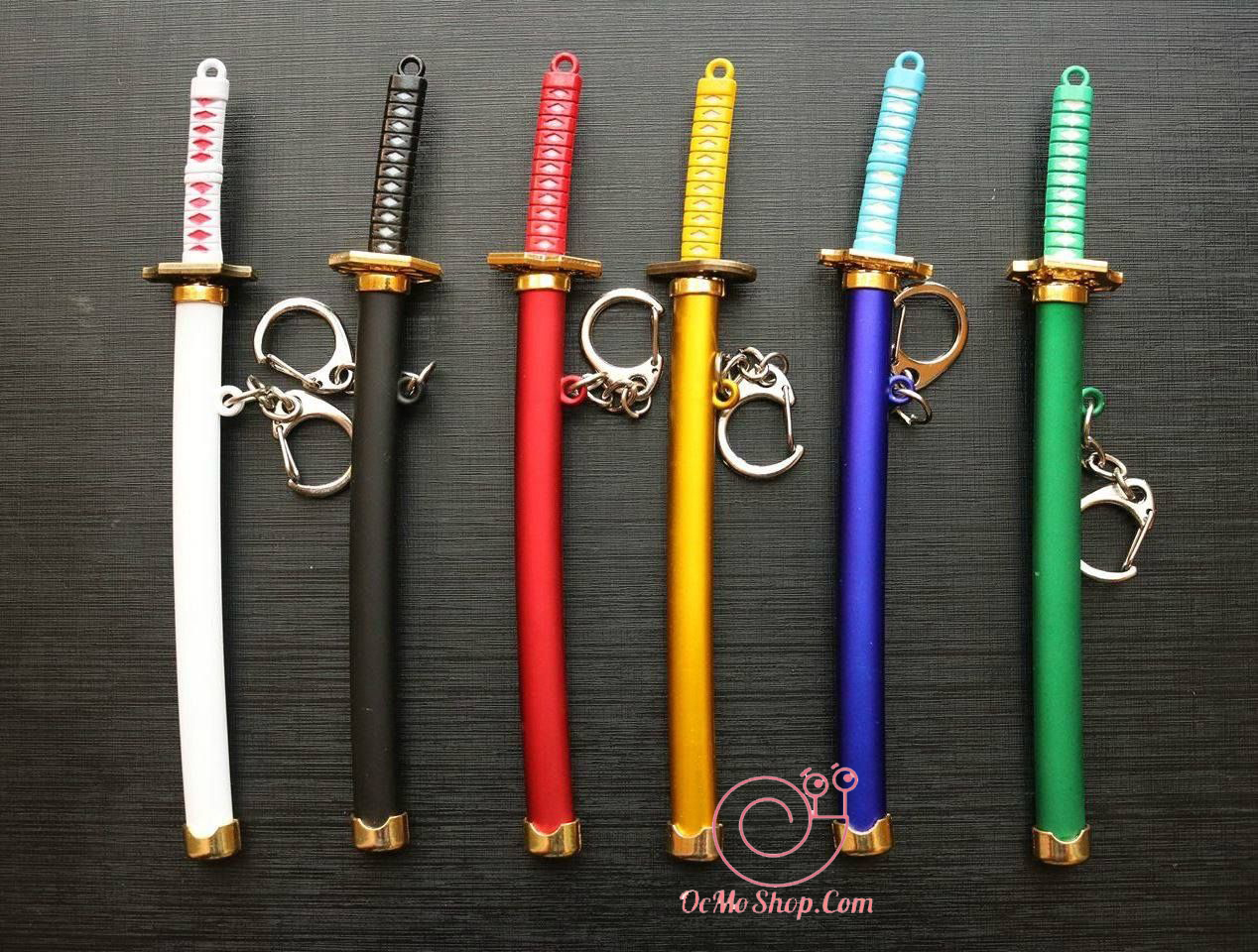 [HCM](Chọn màu) Móc Khóa mô hình Katana 16cm Kim Loại Cao Cấp