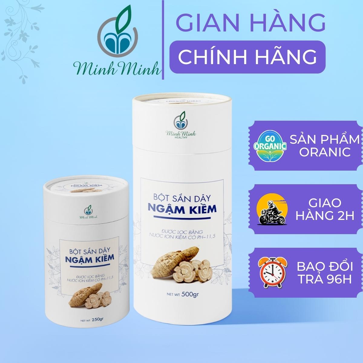 Bột sắn dây ngậm kiềm tự nhiên 100%, không phụ gia
