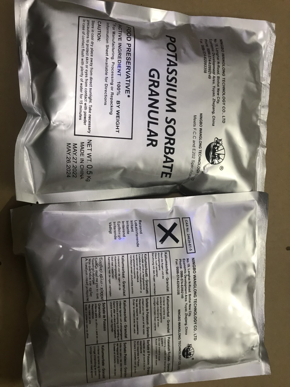 500gr Potassium Sorbate Granular- chất bảo quản chống mốc - hsd 2026