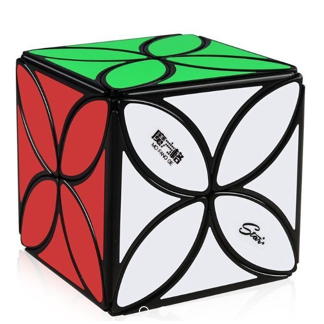 Rubik biến thể qiyi four leaf clover cube mofangge cỏ 4 lá rubik cao cấp độc đáo, đẹp lạ