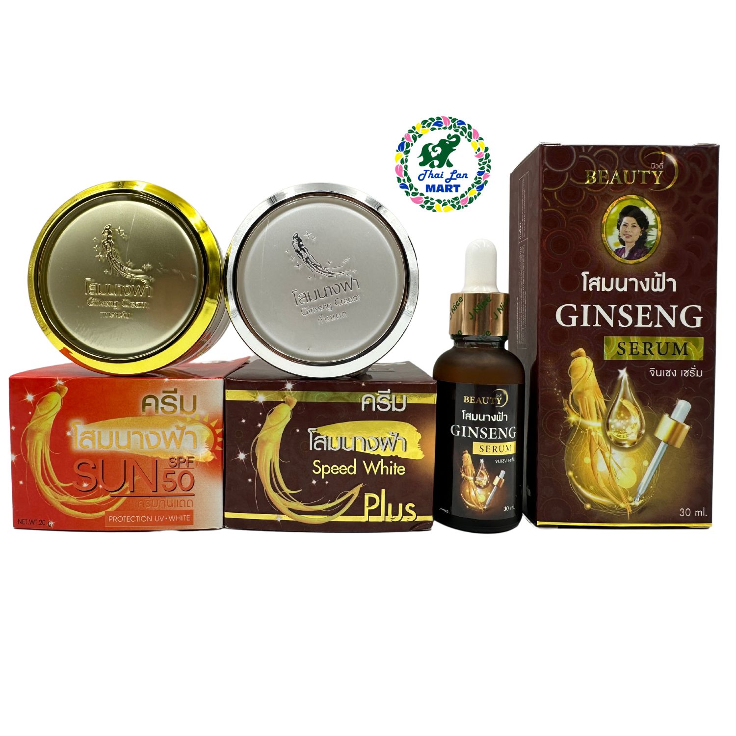Kem sâm premium ginseng collagen ngày đêm hết nám tàn nhang mờ vết thâm hàng nội địa chính hãng thái lan 20g