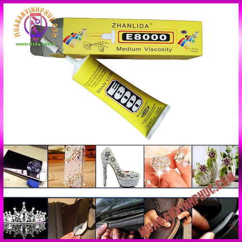 Keo dán e8000(15ml) dạng gel,chuyên dùng để dán ron, dán viền, dán cảm ứng điện thoại, ipad...- mbvp.com