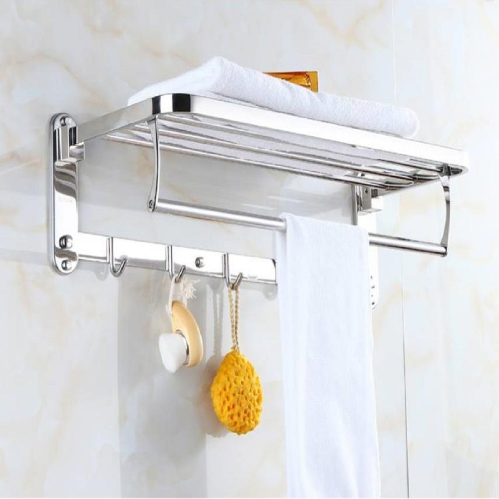 Giàn vắt khăn nhà tắm inox 304 cao cấp sáng bóng vk01