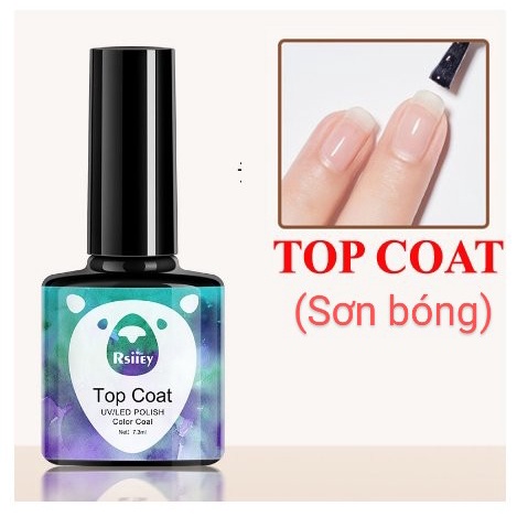 Sơn gel base coat top coat trang trí móng làm nail mi spa shopinail