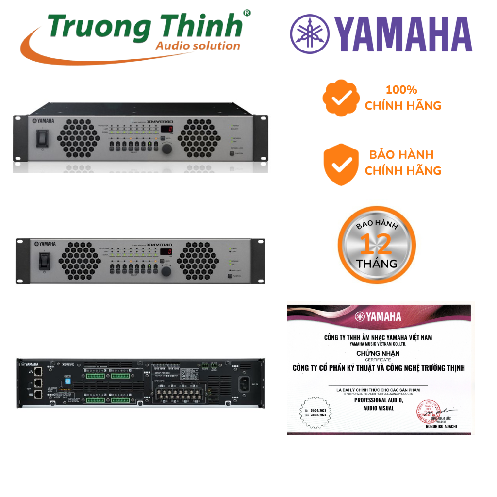 Âm ly yamaha xmv8140 - cục đẩy công suất yamaha xmv8140 - power amplifier yamaha xmv8140 - trường thịnh audio solution