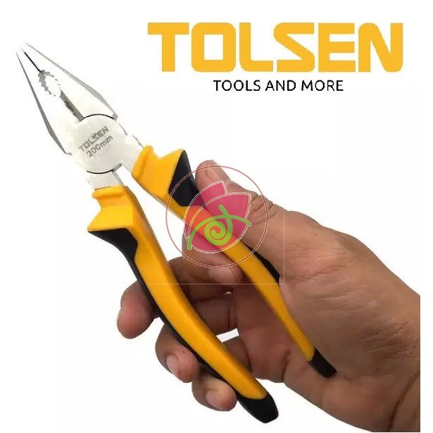 Kềm răng tolsen 10002, kích thước 200mm, 8"- xuất khẩu thị trường châu âu