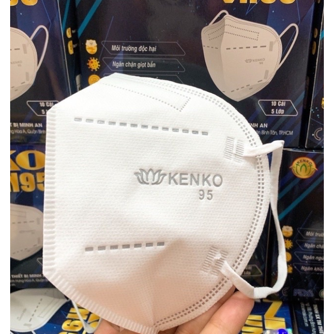 Thùng 500c Khẩu trang y tế N95 5D Kenko cao cấp 5 lớp an toàn sức khỏe