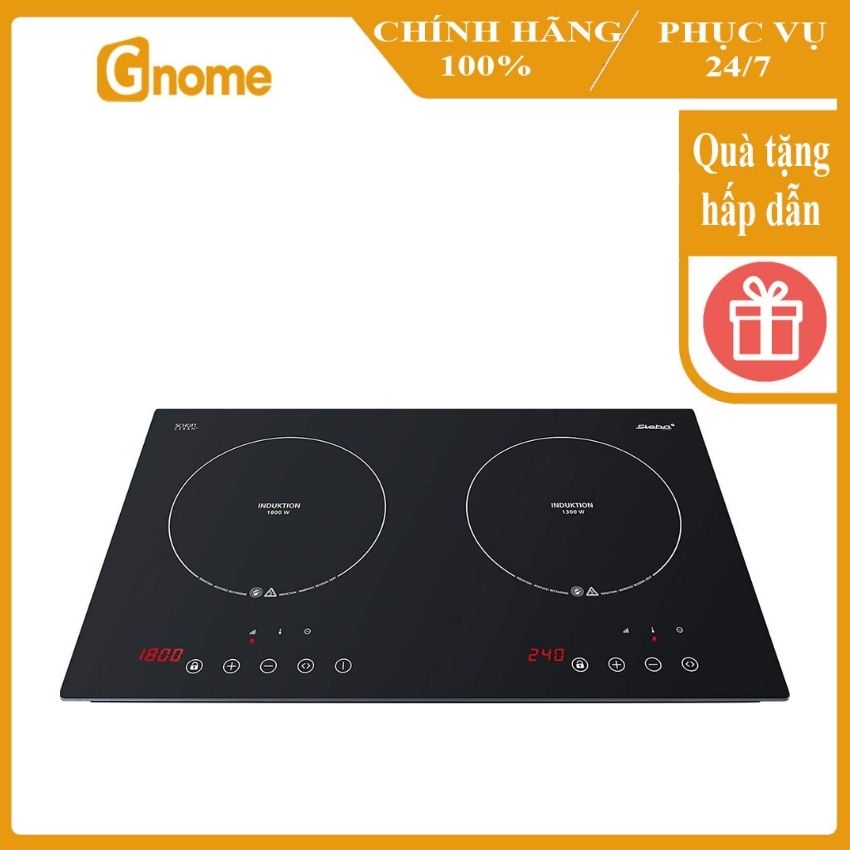 Bếp từ đôi Steba IK300 thiết kế tinh tế các chức năng thông minh an toàn cho người sử dụng