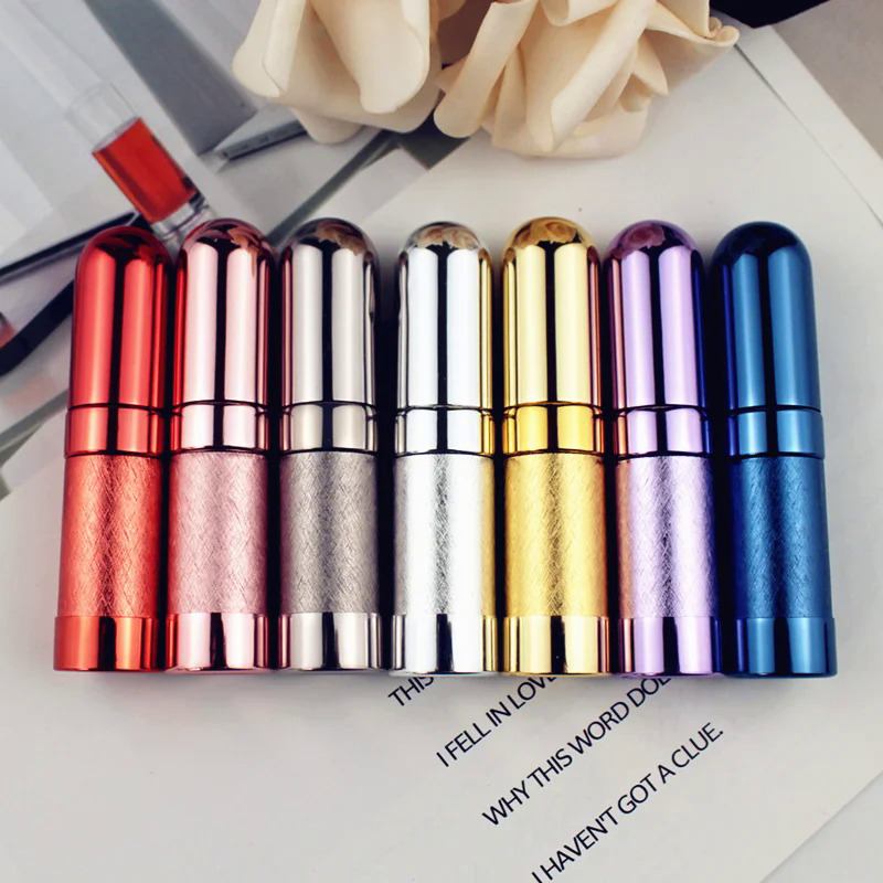 10 cáilốc chất lượng hàng đầu 6ml bơm lại chai nước hoa thủy tinh kim loại rỗng chai nước hoa nhôm phun Kích thước du lịch