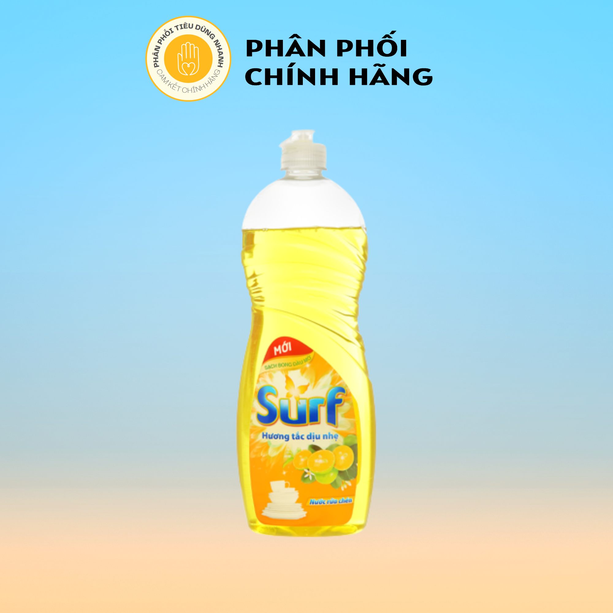 Nước rửa chén surf hương tắc dịu nhẹ 750g
