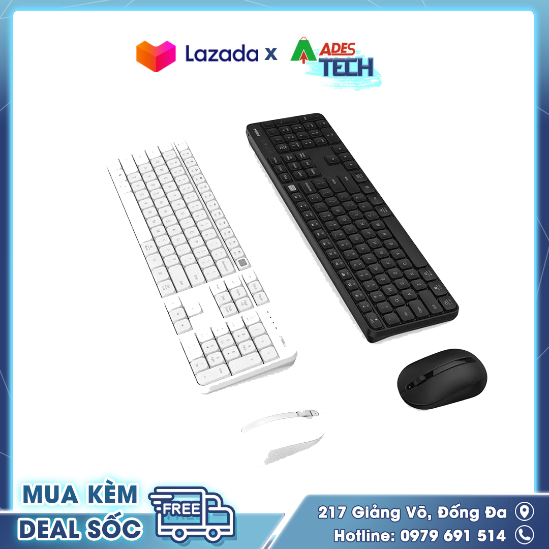 Bàn phím không dây Xiaomi Keyboard MIIW MWWC01 - Combo chuột và bàn phím - Bảo hành chính hãng