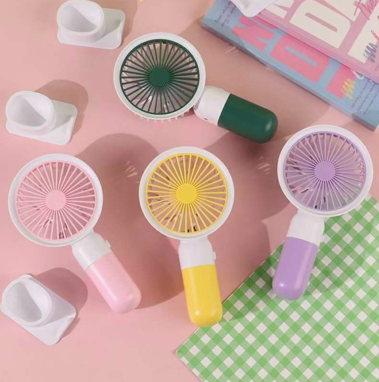 Quạt tích điện cầm tay mini fan picom 2400mah siêu mát