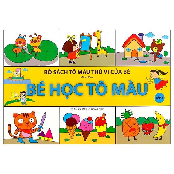 Fahasa - Bộ Sách Tô Màu Thú Vị Của Bé - Bé Học Tô Màu - Tập 4