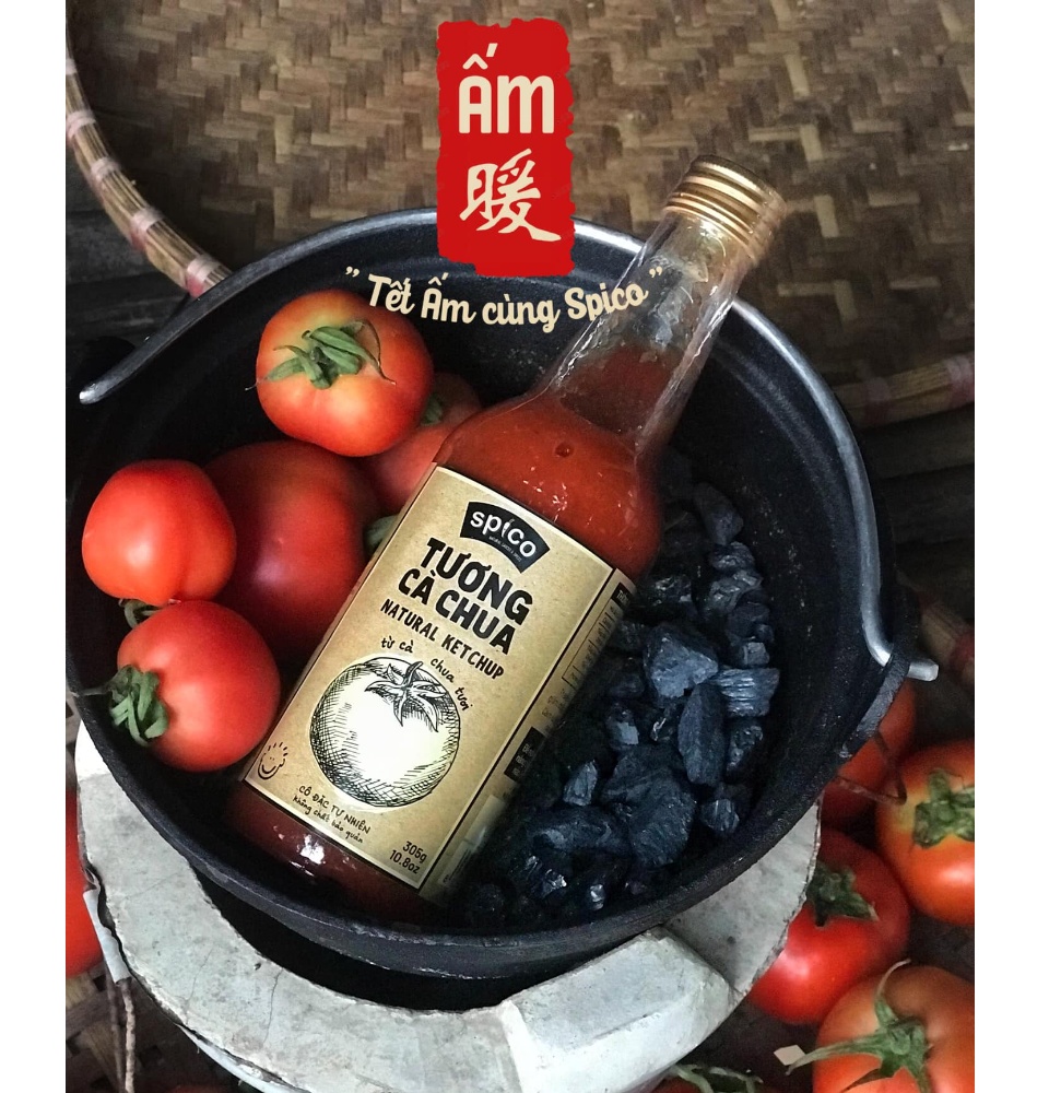 Tương cà chua phúc lộc thọ - spicy country - đặc sản xứ thanh - không chất bảo quản không màu thực phẩm và hương liệu
