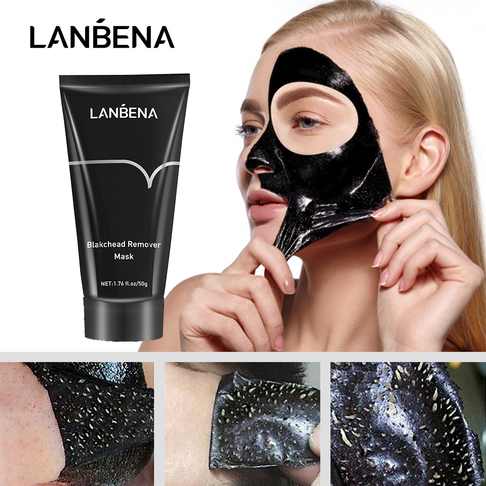 LANBENA Mặt Nạ Lột Mụn Đầu Đen Bằng Tre Chăm sóc Da Mặt Kiểm Soát Dầu - intl