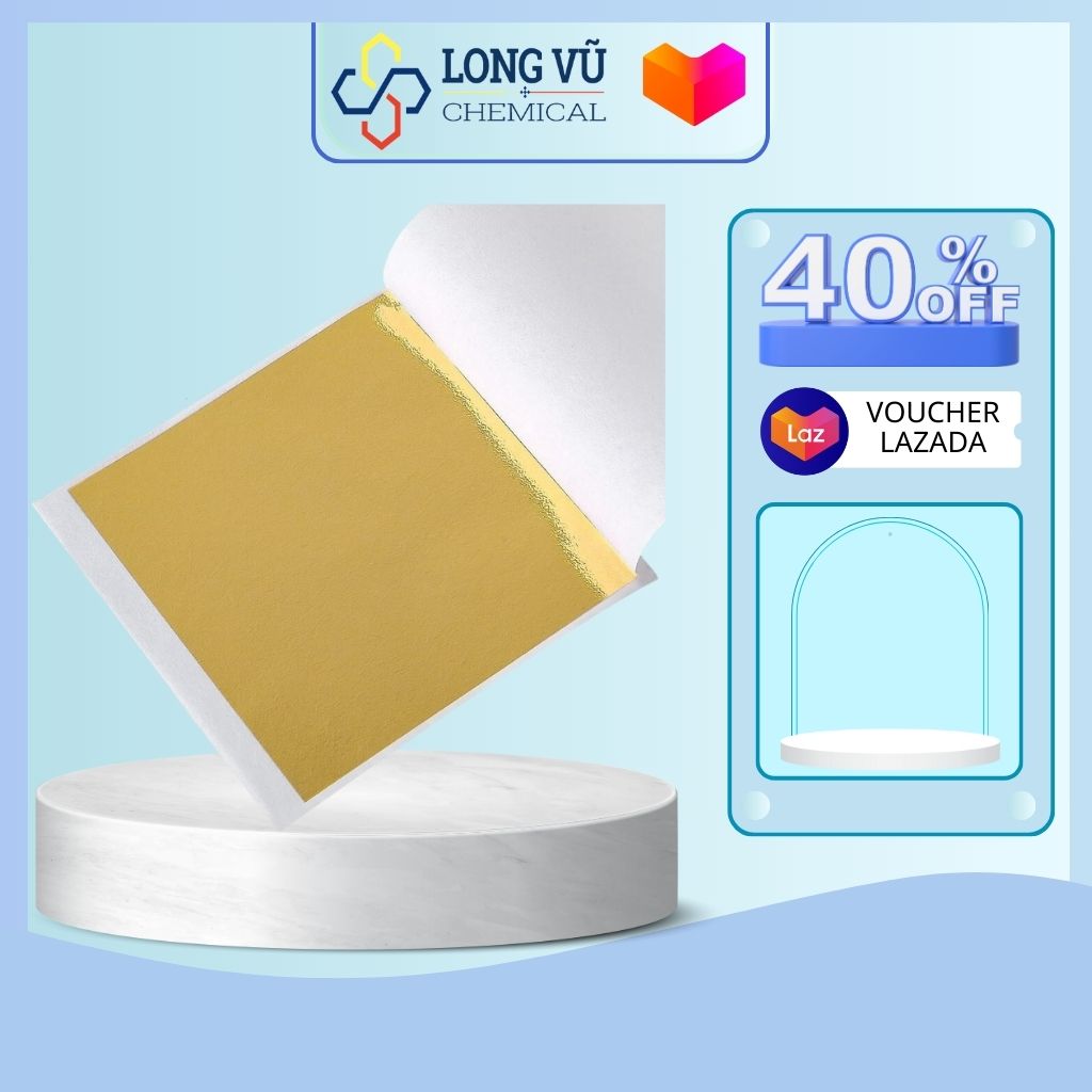 Set 100 lá vàng chuyên làm đồ dát tượng phật, thủ công mỹ nghệ, dát phào chỉ, đồ nội thất chất lượng đảm bảo