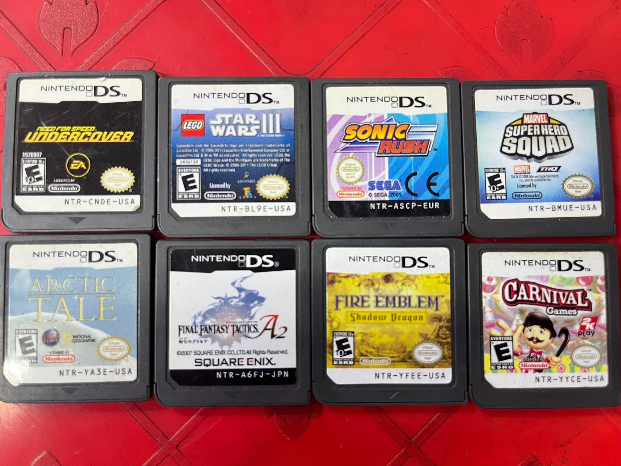Băng game Nintendo Ds lite 2nd - băng thường