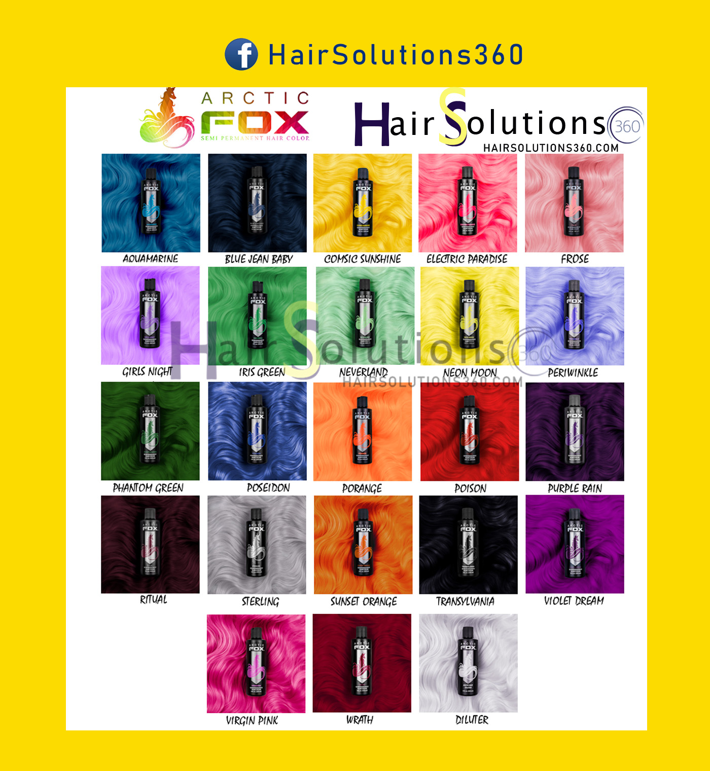 Thuốc nhuộm tóc Arctic Fox USA - Hairsolutions360