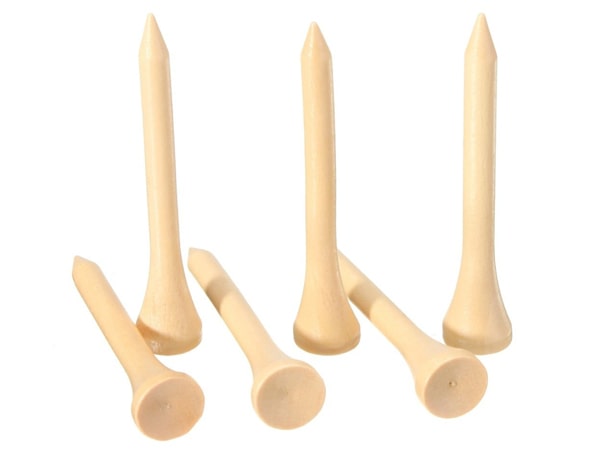 Combo Số Lượng 10 Tee Golf Các Loại- chất Liệu Gỗ Bền với tự nhiên