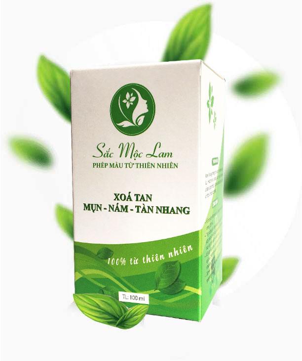 Mặt Nạ Kem Sạch Nám Tàn Nhang đồi mồi sạm da Sắc Mộc Lam