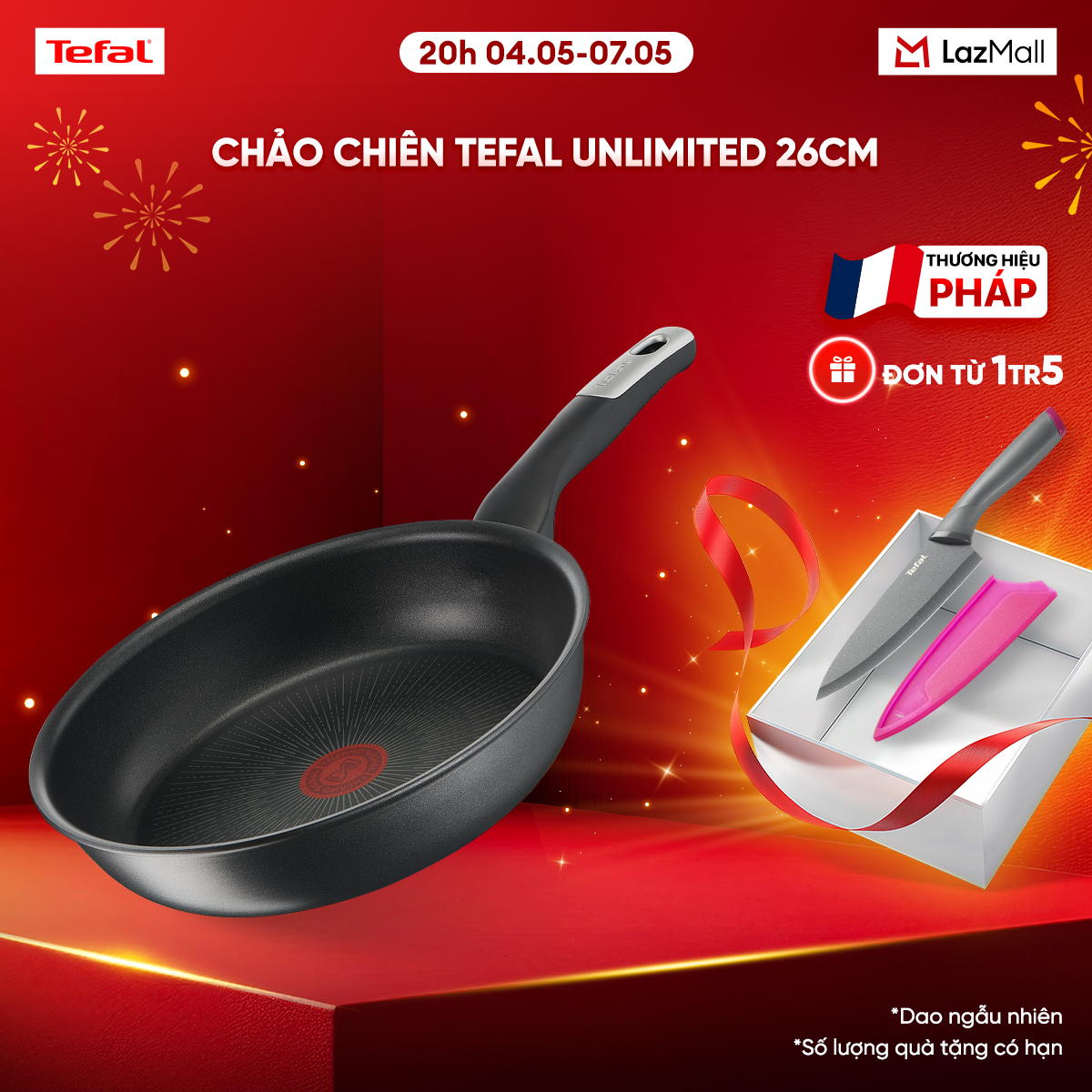 Chảo chiên Tefal Unlimited 26cm