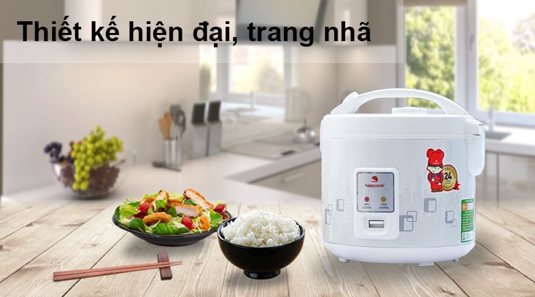 Nồi cơm điện happycook 1.8 lít hcj-180