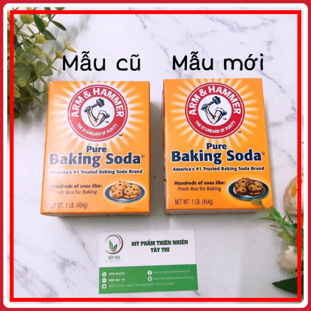 Bột baking soda đa công dụng hộp giấy 454gram