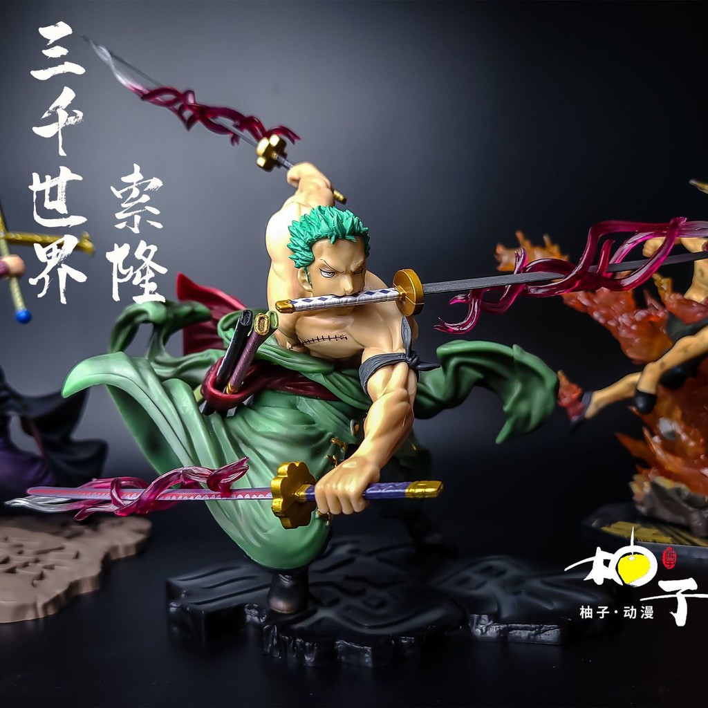 Mô hình Nhân Vật Roronoa Zoro 3000 Thế Giới POP Có Hiệu Ứng - One Piece