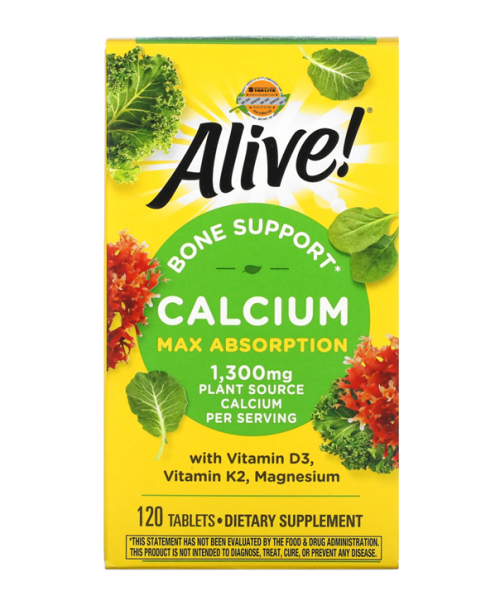 Thực phẩm bổ sung canxi Nature's Way Alive Calcium 120 viên