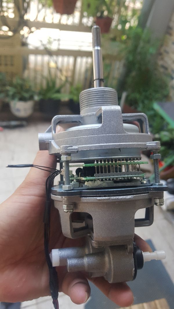 [HCM]Đầu quạt B4 động cơ không chổi than 12-24v 21w thế hệ mới kèm mạch điều tốc.có đảo gió