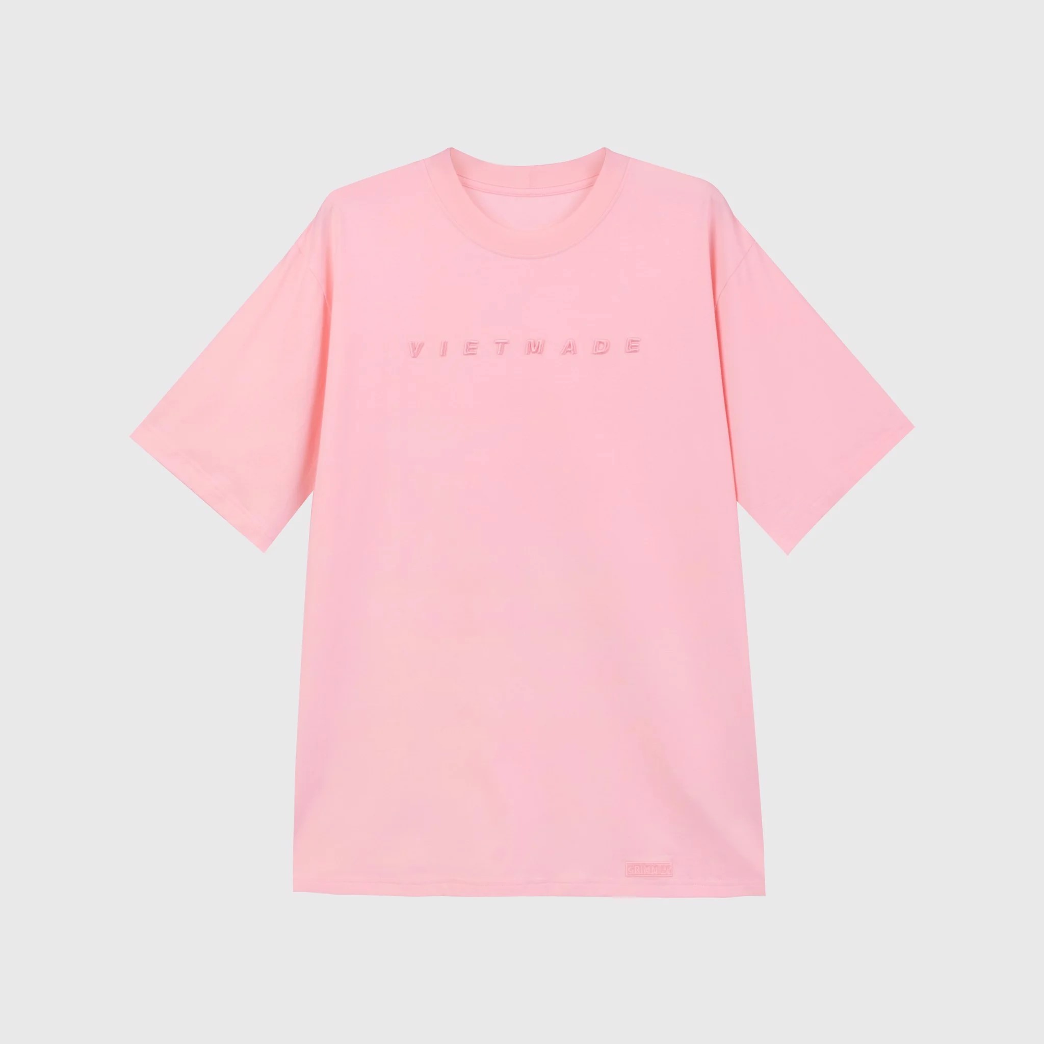 Tee Vietmade 3D embroidery | Pink