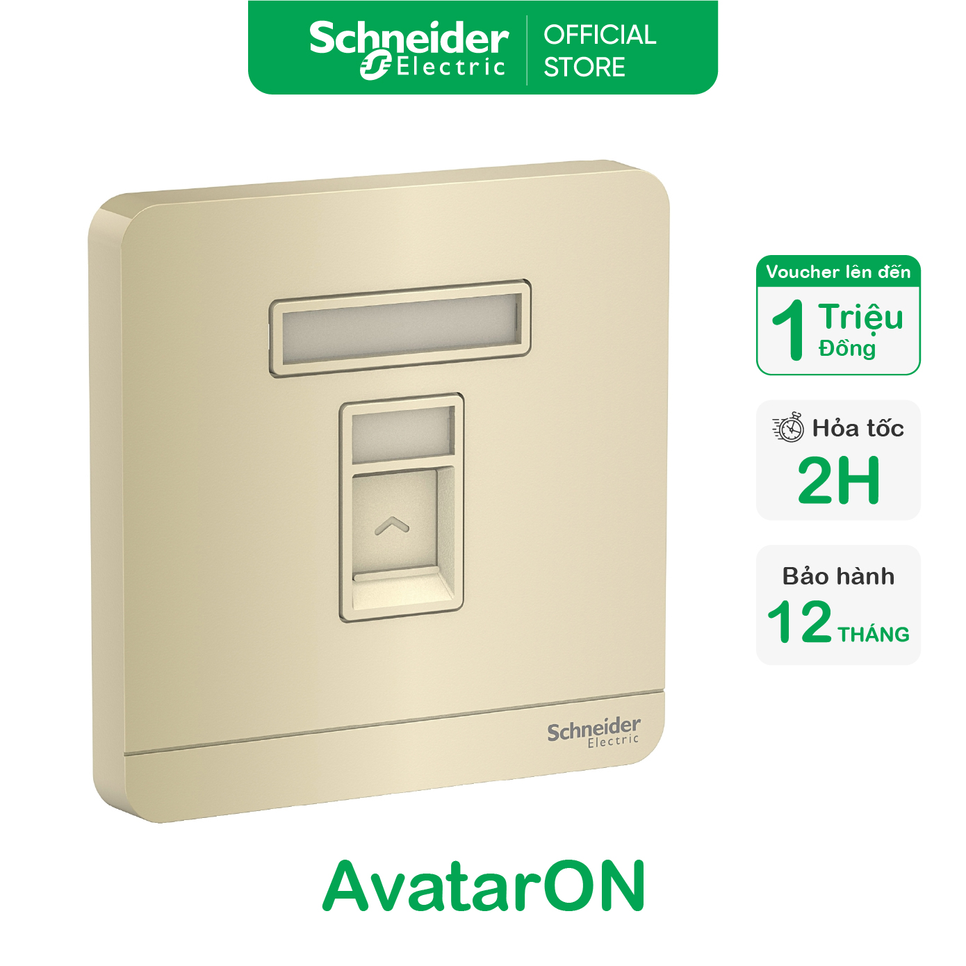 Bộ ổ cắm mạng cat5 đơn dòng avataron - 1.5a - trắng - 1 gang - schneider electric - e8331rjs5_we_g19 e8331rjs5_wg_g19 e8331rjs5_wd_g19