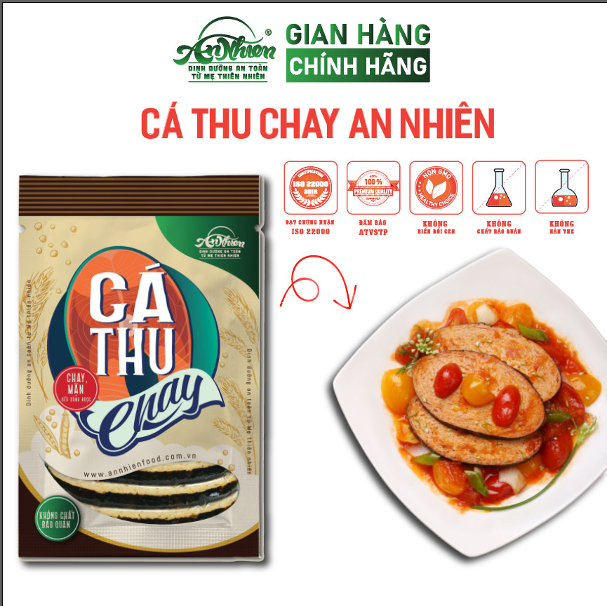 Cá thu chay an nhiên 500g, thịt chay, thực phẩm chay dinh dưỡng,