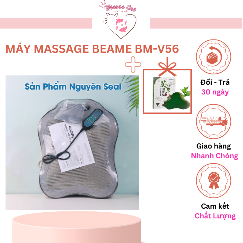 Máy massage cổ vai gáy, máy massage hông ngoại, máy massage lưng beame bm-v56