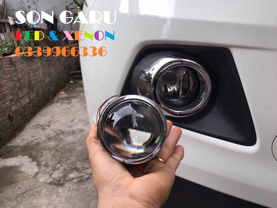 Đèn gầm 2,5 inch ,lens trong, chân H11 dùng cho oto