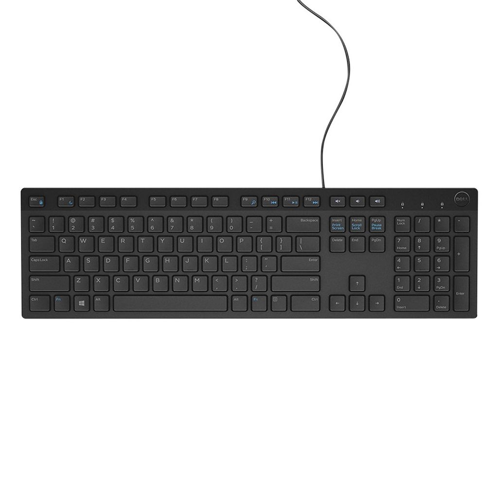 Bàn phím dell kb216 có dây - cổng usb - tem fpt phân phối