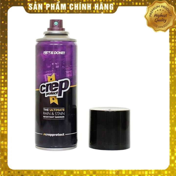 Bình xịt nano crep protect spray chống thấm 200ml chính hãng - chai xịt chống nước nano cho giày thể thao