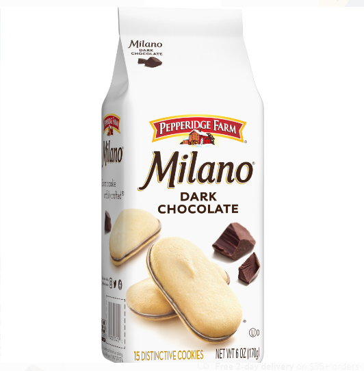 DATE MỚI NHẤT Bánh Milano Socola đen Pepperidge Farm 170g, Sản xuất tại Mỹ