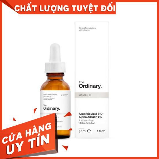 Tinh chất trắng da thâm nám chống lão hoá The Ordinary ascorbic acid 8% + alpha arbutin 2%, sản phẩm tốt, chất lượng cao, cam kết như hình, đảm bảo chính hãng, an toàn cho người sử dụng