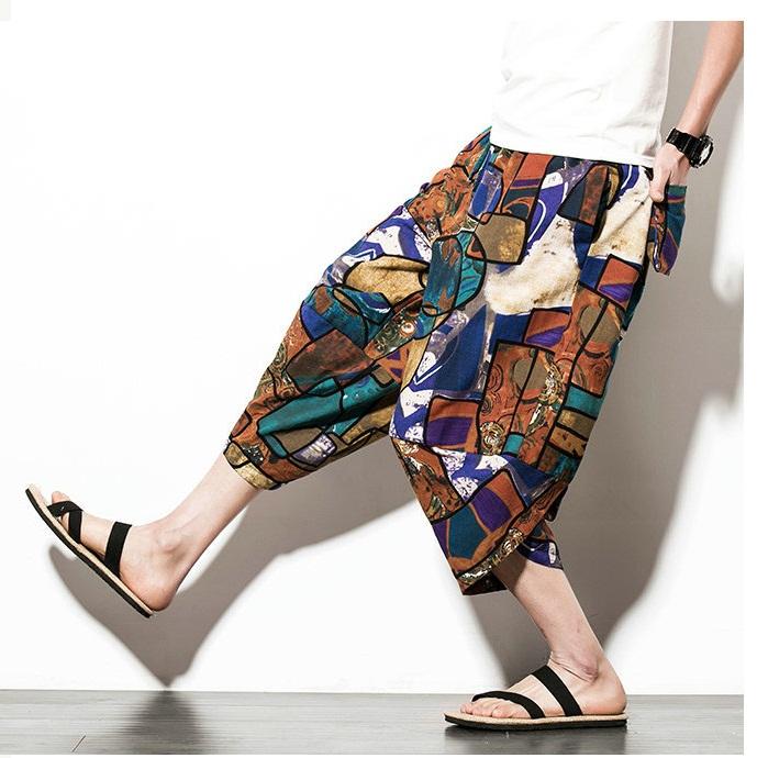 Quần Short Nam Vải Đũi - Quần Ngố Nam Ngắn Ống Rộng Cực Chất