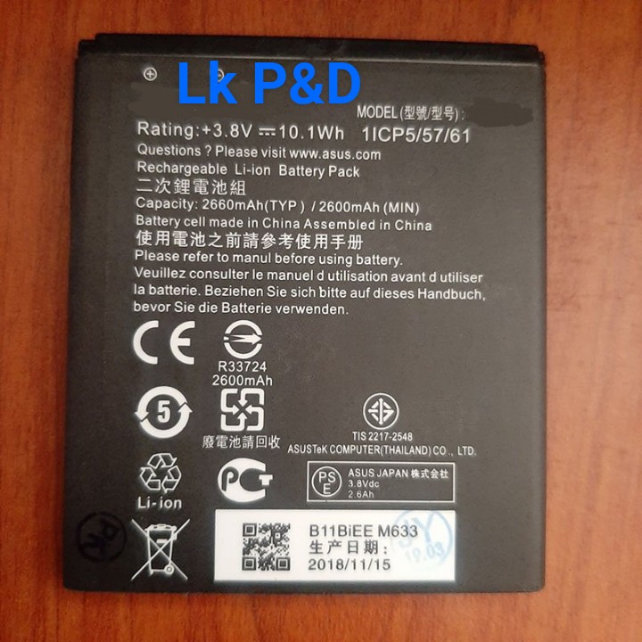Pin asus zenfone x00ad zin